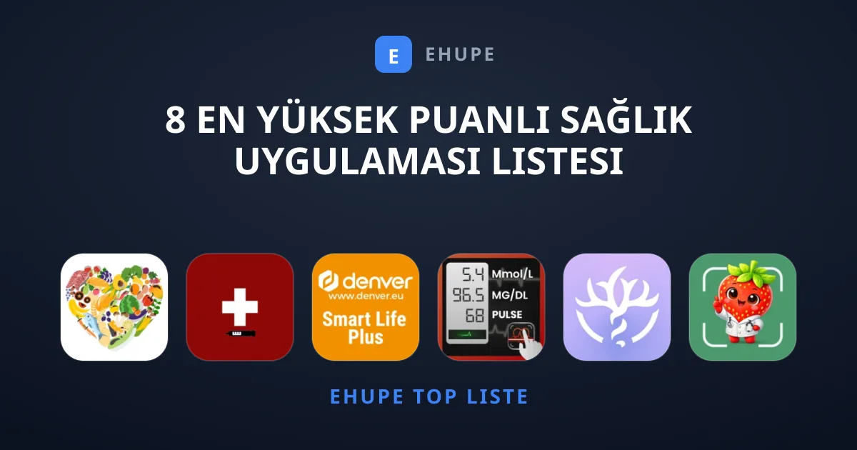 8 En Yüksek Puanlı Sağlık Uygulaması Listesi
